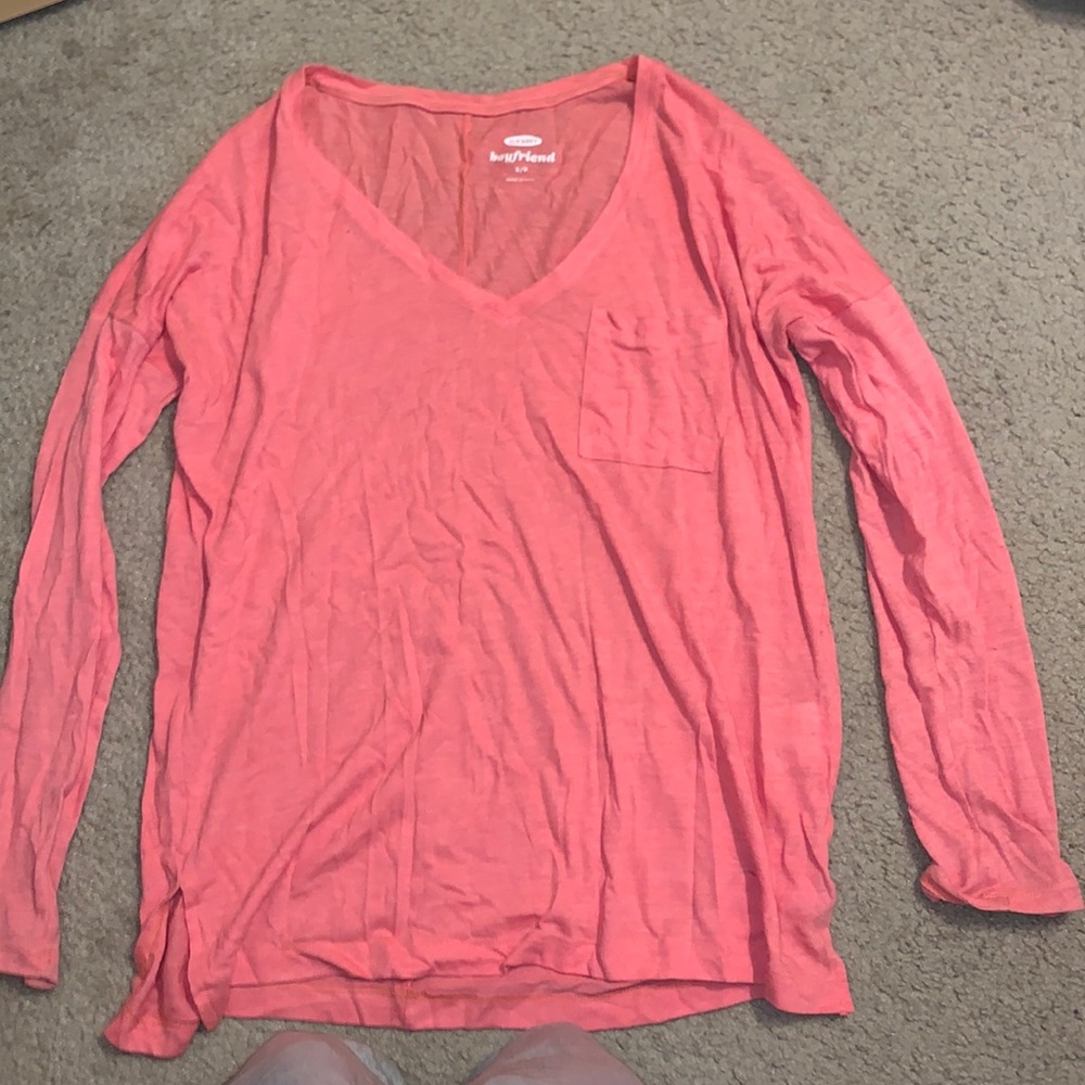 pink long sleeve